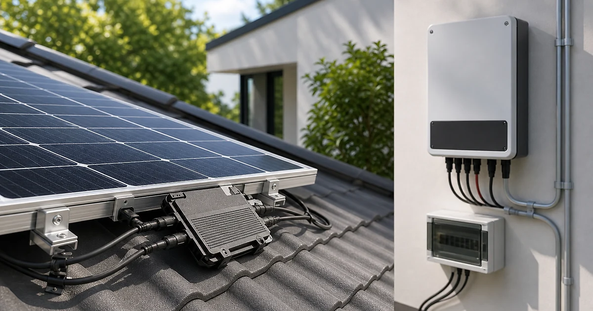 Mikroinverter proti string inverterju